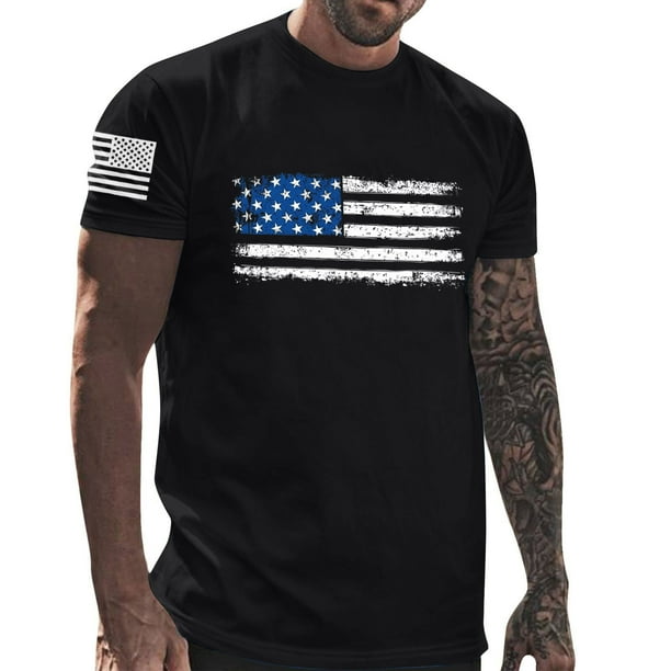 Tops para hombre, blusas y camisas de manga corta con cuello redondo para hombre, jersey informal con cuello redondo estampado para hombre, pantalones cortos deportivos para fitness, blusa para hombre