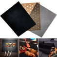 thumbnail image 1 of Visland Tapis de Barbecue 3Pcs à Trous Fins Résistant à la Chaleur Même à Haute Température, Grille-Pain Antiadhésif Réutilisable, 1 of 7