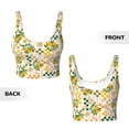 thumbnail image 6 of Goofa Fruit Printed Sports Bras for Women, High Impact Running Bra Workout Crop Tank Tops Longline Sports Bra Push up-XX-Large, 6 of 9