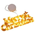 thumbnail image 2 of Lámpara de plástico con letras Colco Adorno de Navidad Lámpara LED Amarillo, 2 of 7