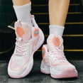 thumbnail image 3 of Womens Basketball Shoes Breathable Lightweight Fashion Athletic Sneakers Unisex Non Slip Outdoor Sport Volleyball Shoe, 3 of 6
