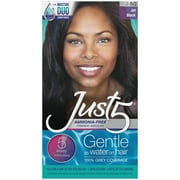 Just 5 Women's Five Minute Permanent Hair Color, No Drip Formula, Shade J-50 Jet Black, 1 Pack