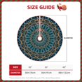 thumbnail image 4 of Kll Mandala Christmas Tree Skirt 36",Party Decorations Farmhouse For Christmas Decorations Holiday Party, 4 of 8