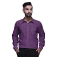 thumbnail image 1 of BESTMAN Cotton Shirt For Men Long Sleeve Printed Spread Collar Slim Formal Shirt, 1 of 5