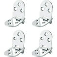 thumbnail image 1 of Bisagras para mesa plegables, conector abatible, herraje para muebles de acero inoxidable, plegado de 180 grados, grosor de 2,5 mm, acabado cromado de acero inoxidable, 4 piezas, 1 of 1