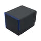 thumbnail image 2 of Caja para baraja de cartas, funda protectora para guardar más de 100 cartas, dados resistentes. Negro y azul, 2 of 9