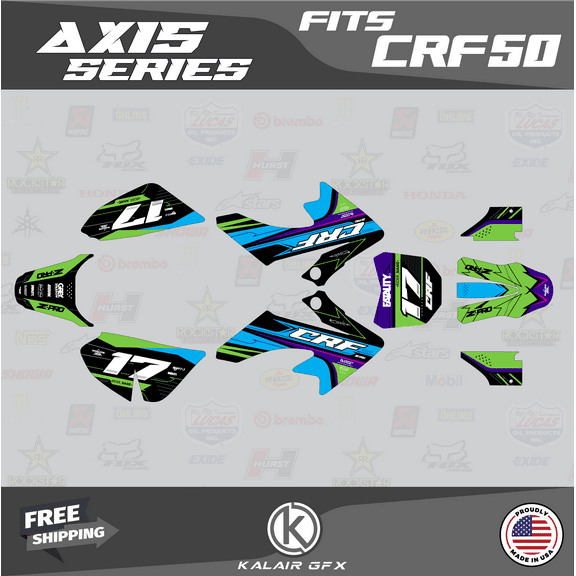 Kalair GFX Graphics Kit for Honda CRF50 (2013 ) Axis Series
