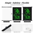 thumbnail image 4 of Oogie Boogie Poster Hanger Plastic Shaft Hanging Poster Wall Art Prints Canvas Decoration Artwork Gifts For Home Living Room Bedroom 20"X30", 4 of 7