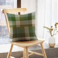 thumbnail image 5 of LALILO Throw Pillow Covers Plaid Tartan Backdrop Beige British Cushion Cover 18" x 18", 4519 Pack, 5 of 6