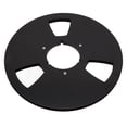 thumbnail image 3 of 1/4 10 Inch Empty Tape Reel, Bend Resistant Recording Tape Reel Durable Empty Disc Opening Machine Parts 3 Hole Aluminum Alloy  For Reel Tape Recorder Accessory Silver,Black, 3 of 8