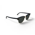 thumbnail image 3 of Ray-Ban Men's Clubmaster RB3016-W0365-51 Black Sunglasses, 3 of 6