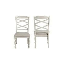 New Classic Furniture Jennifer Wood Dining Side Chair in Beige (Set of 2)