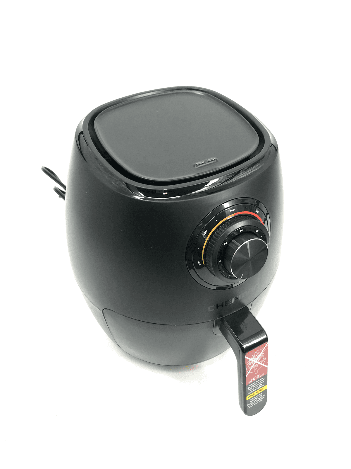 Best Buy: Chefman TurboFry 3.6 Qt. Analog Air Fryer, Dual Dial Control  Black RJ38-V3-DC35