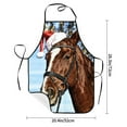 thumbnail image 2 of Sikiie Christmas Horse Aprons for Kitchen Cooking Aprons, Chef Apron for Men Women Chef, 2 of 7