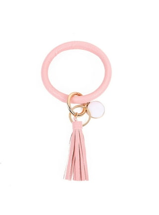 Light Pink OFF WHITE Spellout Zipper Pull or Keychain Lanyard GUC