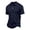 Navy#60723FF, variant on Hearthz Cotton Polo Shirts for Men 3 Button Placket Lapel Collar Short Sleeve Shirt for Men Business Casual Golf Polo Shirts for Men Athletic T Shirts Deep Red S