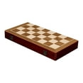 thumbnail image 1 of Juego de ajedrez de madera, juego de mesa de estrategia, 2 en 1, regalo de viaje, ajedrez para principiantes 12 pulgadas, 1 of 9