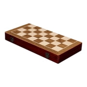 colcolo Chess Set Board Strategy Board Game Wooden Folding Chess for Adults and Kids 12inch