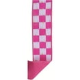 thumbnail image 2 of 2.5" Bold Antique Fused Check: Hot Pink (10 Yards), 2 of 3