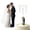 Black, variant on Xyadri Wedding Cake Topper Bride and Groom Figurine Set for Engagement Bridal Shower