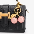 thumbnail image 3 of MODANU Cherry Bag Charm Keychain for Women, Cute Cherry Purse Accessories, Bag Charms for Handbags, Christmas gift for Her, Gold, 3 of 8