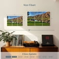 thumbnail image 4 of Elephant Stock Golf Course In Palm Springs Wall Art - Horizontal Multi Panel Canvas - Living Room Wall Decor - Sports Multi Panel - Brown And Green Decor - 33" x 20", 4 of 8