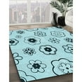 thumbnail image 3 of Ahgly Company Machine Washable Indoor Rectangle Transitional Seafoam Green Area Rugs, 2' x 3', 3 of 7