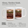 thumbnail image 4 of 15 fl oz Ceramic Mug, Pipestone National Monument, Minnesota, Painterly, Dishwasher & Microwave Safe, 4 of 5