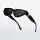 thumbnail image 3 of Glamour de lujo para mujer, gafas de sol de marca a la moda, gafas de diseñador en V, ojo de gato, gafas elegantes de pasarela para mujer UV400, 3 of 5