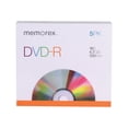 thumbnail image 2 of Memorex 16x Dvd-r Media - 4.7gb - 120mm Standard - 5 Pack Slim Jewel Case (MEM05655), 2 of 2