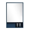 thumbnail image 2 of Fine Fixtures Venezian Medicine Cabinet Navy Blue 18" Matte, 2 of 5