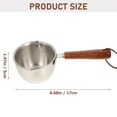 thumbnail image 4 of Miangastore Casserole en Métal Casserole Réutilisable Casserole Multi-Usage avec Manche en Bois Petite Casserole, 4 of 8