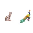 thumbnail image 1 of Estatua de , figura de escritorio, estatua de gato, escultura de resina y cerámica, adorno liso y resistente, ideal para regalar, decoración, 1 of 8