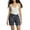 Tekin, variant on Now This Womens Cotton Asymmetrical Button Denim Shorts Tekin 28