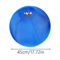 thumbnail image 2 of VMWMSSR Dog Herding Ball with Bells, 17.72in Inflatable Heavy Duty Ball, Interactive Outdoor Toy For Large Dogs, Horses & Herding Breeds(Blue-17.72inch), 2 of 8