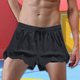 thumbnail image 1 of Pantalones cortos de entrenamiento para hombre, de doble capa, con cordón ajustable para verano, para hacer ejercicio SG, 1 of 8