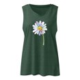 thumbnail image 3 of Womens Printed Sleeveless Casual V-Neck Tank Top, 3 of 3