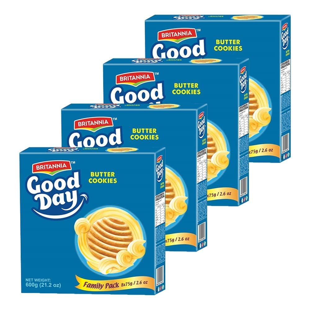 Britannia Good Day Butter Cookies Family Pack 21.2oz (600g) Breakfast