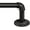 Black, variant on Curtain Rods for Windows 32 to 72, 1 Inch Industrial Wrap Around Curtain Rod, Indoor/Outdoor Room Divider Adjustable Drapery Pole, 32"-72", Antique Bronze
