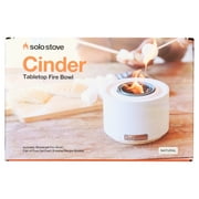 Solo Stove Cinder 6 Tabletop Fire Bowl, Natural Stone, Clean Burning Gel Fuel, Smokeless Indoor Outdoor