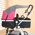thumbnail image 6 of Kafsov High-View Stroller Shade Extender with UV Protection Compact and Lightweight Sunshade for Baby's Safety and Comfort, Available in Red, Gre-Y, Black, and Blue Gray, 6 of 8