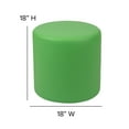 thumbnail image 6 of Flash Furniture Nicholas Soft Seating Flexible Circle for Classrooms and Common Spaces - 18" Seat Height (Green), 6 of 11