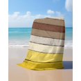 thumbnail image 4 of Yellow Brown Beach Towels Oversized Super Absorbent, Farmhouse Wood Grain Vintage Striped Lightweight Bath Towel Quick Dry Sets For Bathroom/Pool/Rv Camping/Beach Play/Gym Room/Picnic 30"x60", 4 of 8