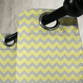 thumbnail image 3 of Ambesonne Chevron Grommet Curtain, Tribal, 50" x 84", Yellow Pale Grey, 3 of 6