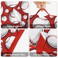 thumbnail image 6 of Red Baseballs Pattern Toddler Nap Mats for Kids Preschool,Sleeping Mat Bag or Kids,Toddler Sleeping Bag,Toddler Nap Mat or Daycare, 6 of 6