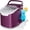 Dark Purple, variant on Portable Countertop Ice Maker Machine, 6-Minute 8-Cube Bullet Ice, 26lb Daily, 2 Sizes, Energy Saving with Basket for Home Travel Camping Bar