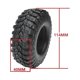 thumbnail image 5 of 4 Uds Scx10 Ax10 inflable 114mm 1,9 pulgadas neumático neumático rueda para 1/10 Rc camión sobre orugas, 5 of 5
