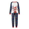 thumbnail image 2 of Nituyy Family Christmas Pjs Matching Sets Reindeer and Snowflake Patterned Sleepwear Xmas PJS Set for Couples and Kids, 2 of 10
