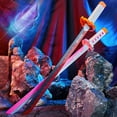 thumbnail image 4 of HI-REEKE Anime Demon Sword Building Set Slayer Kyojuro Rengoku Katana Kit Plastic Toy Multicolor, 4 of 6