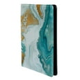 thumbnail image 3 of HemaKayy Decorative Leather Book Sleeve Covers, Colorful Book Cover for Men and Women Bible Classroom Textbook Protection and Care (6.3" x 8.7") - Unique Marble Texture, 3 of 5